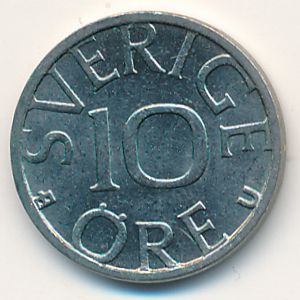 Sweden, 10 ore, 1979