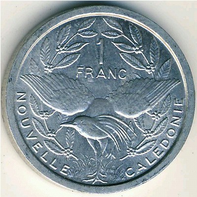 New Caledonia, 1 franc, 1949