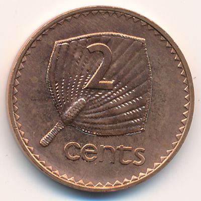 Fiji, 2 cents, 2001