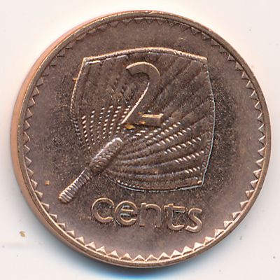 Fiji, 2 cents, 2001