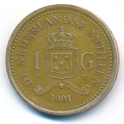 Antilles, 1 gulden, 1991