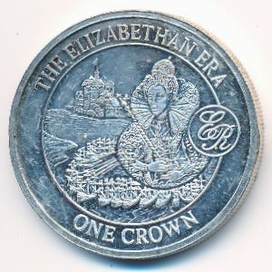 Gibraltar, 1 crown, 2008