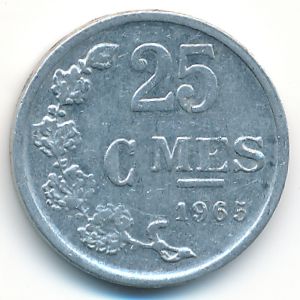 Люксембург, 25 сентим (1965 г.)