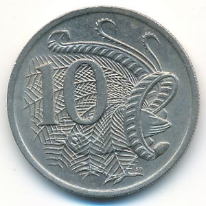 Australia, 10 cents, 1976