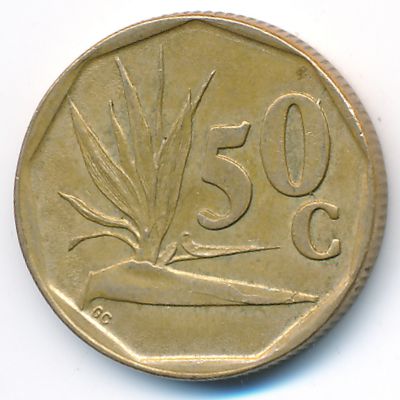 ЮАР, 50 центов (1993 г.)