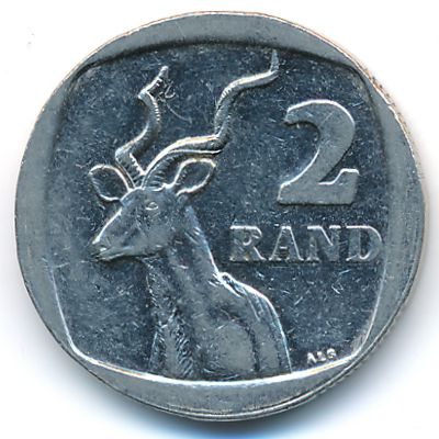 South Africa, 2 rand, 2006