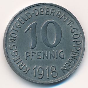 Goppingen, 10 пфеннигов, 1918