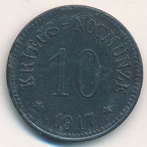 Кам., 10 пфеннигов (1917 г.)