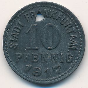 Frankfurt, 10 пфеннигов, 1917