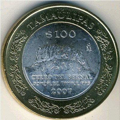 Мексика, 100 песо (2007 г.)