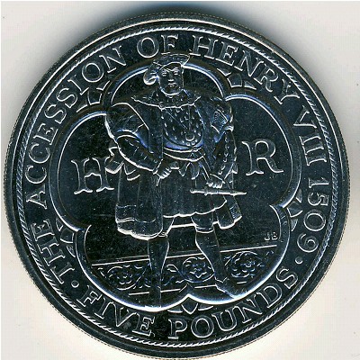 Great Britain, 5 pounds, 2009