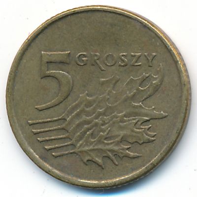 Польша, 5 грошей (2000 г.)