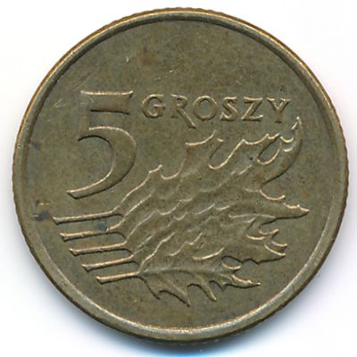 Польша, 5 грошей (2005 г.)