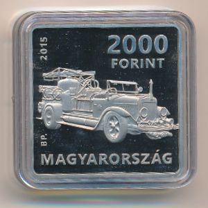 Hungary, 2000 forint, 2015