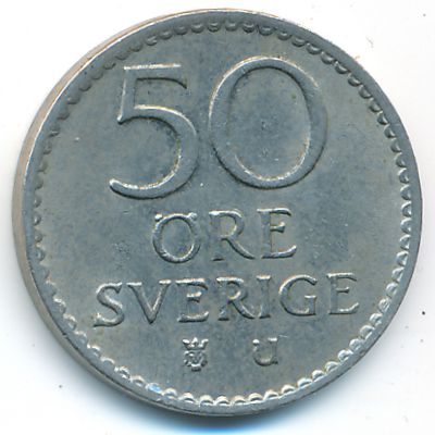 Sweden, 50 ore, 1969