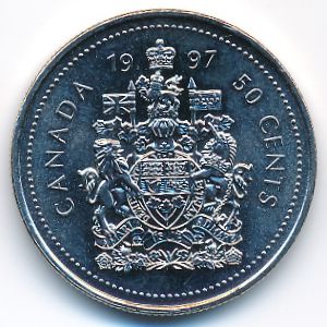 Canada, 50 cents, 1997–2000