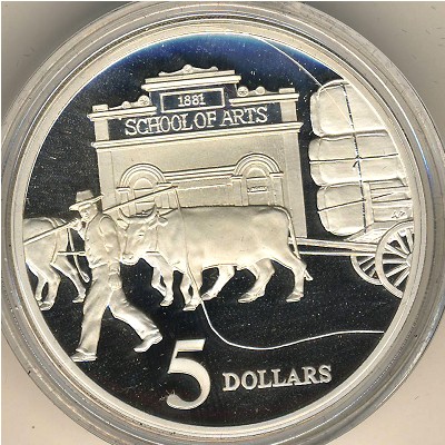 Australia, 5 dollars, 1997