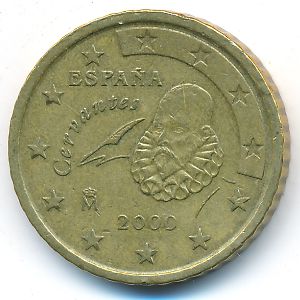 Spain, 50 euro cent, 2000