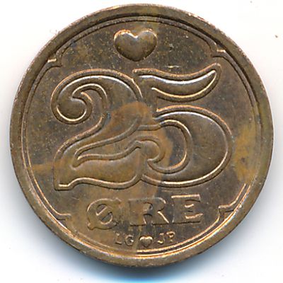 Дания, 25 эре (1991 г.)