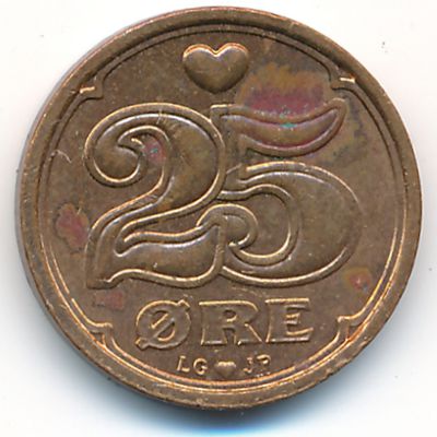 Дания, 25 эре (1998 г.)