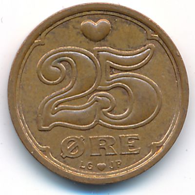 Дания, 25 эре (1998 г.)