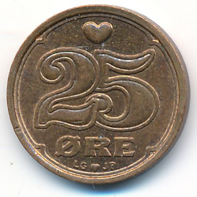 Дания, 25 эре (1999 г.)