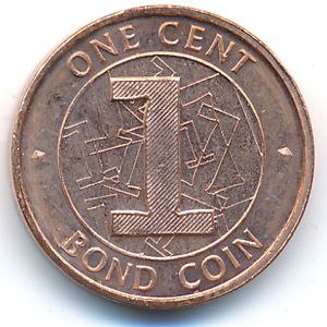 Zimbabwe, 1 cent, 2014