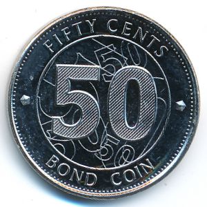 Zimbabwe, 50 cents, 2014–2017