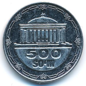 Узбекистан, 500 сум (2018 г.)