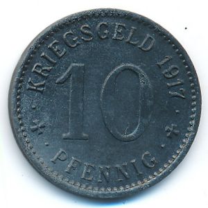 Изерлон., 10 пфеннигов (1917 г.)