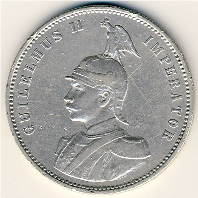 German East Africa, 1 rupie, 1904–1914