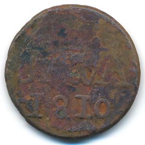 Java, 1 duit, 1808–1810