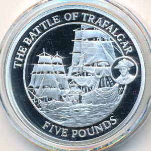 Gibraltar, 5 pounds, 2008