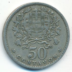 Portugal, 50 centavos, 1951