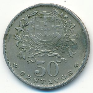 Portugal, 50 centavos, 1966