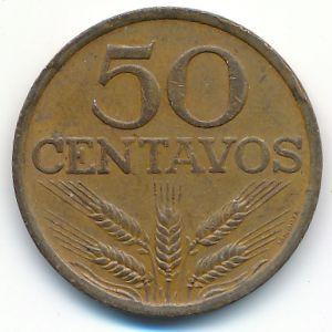 Португалия, 50 сентаво (1973 г.)