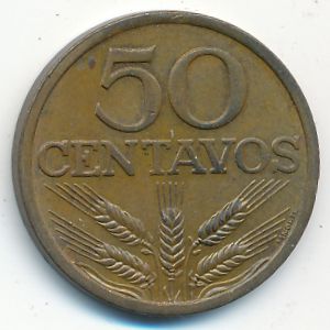 Португалия, 50 сентаво (1975 г.)