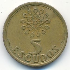 Portugal, 5 escudos, 1994