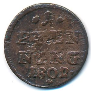 Бавария, 1 пфеннинг (1799–1805 г.)