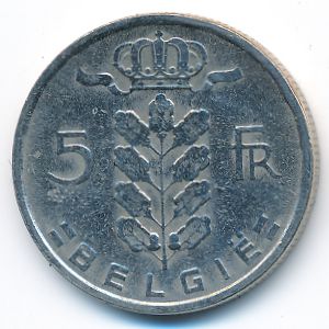 Бельгия, 5 франков (1949 г.)