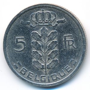 Бельгия, 5 франков (1949 г.)