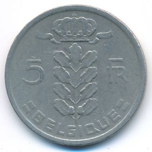 Бельгия, 5 франков (1950 г.)