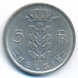 Бельгия, 5 франков (1971 г.)