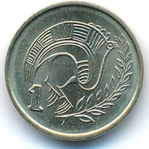 Cyprus, 1 cent, 1998
