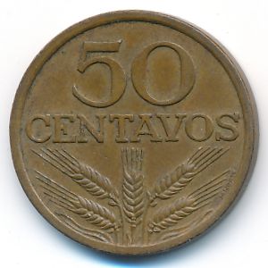 Португалия, 50 сентаво (1975 г.)