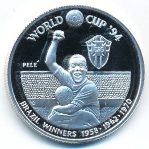 Turks and Caicos Islands, 20 crowns, 1993