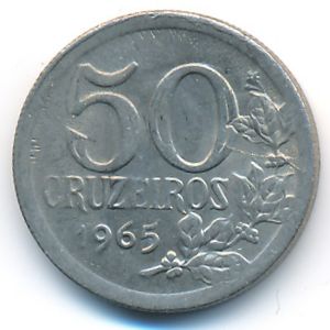 Бразилия, 50 крузейро (1965 г.)