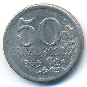 Бразилия, 50 крузейро (1965 г.)