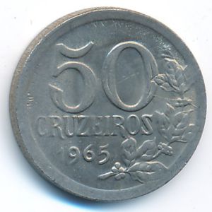 Бразилия, 50 крузейро (1965 г.)