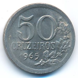 Бразилия, 50 крузейро (1965 г.)